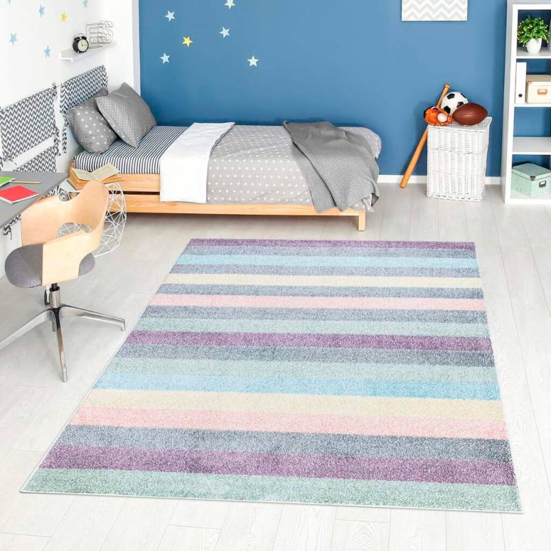 Carpet City Teppich "YOUNG955" rechteckig 11 mm Höhe Moderner Jugend- Kinder Teppich, ideal für Jugendzimmer von Carpet City