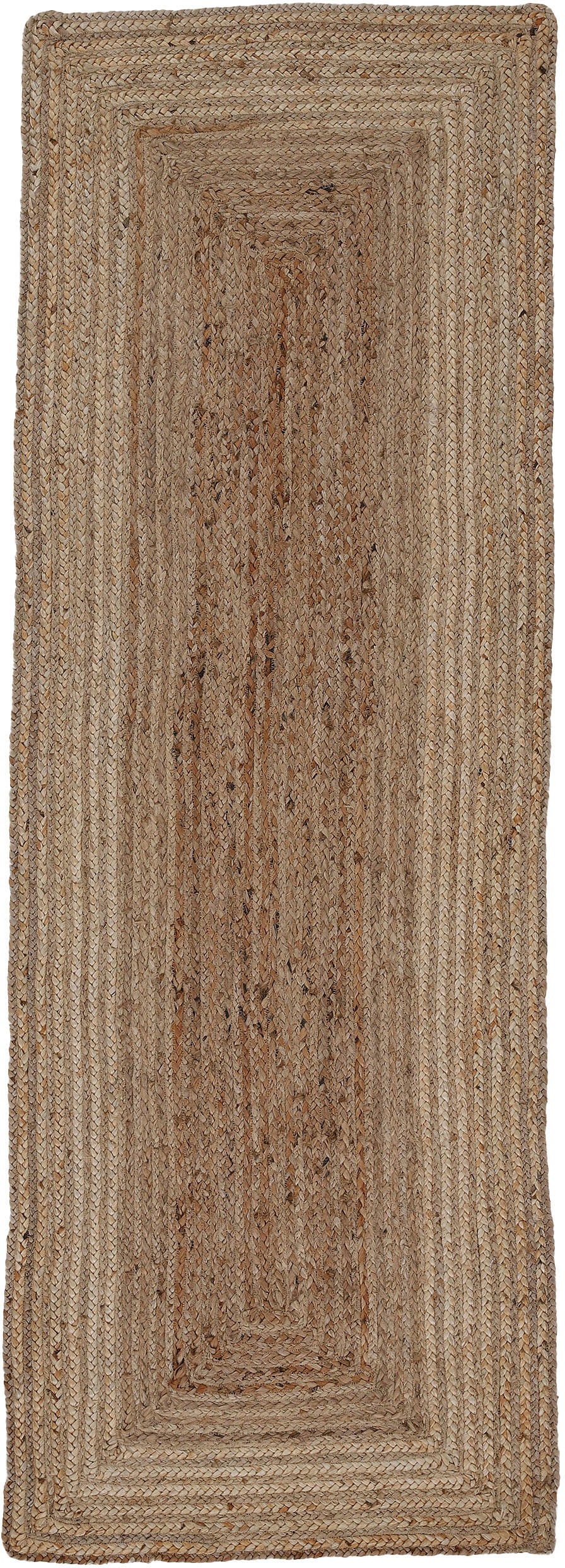 carpetfine Teppich "Nele Juteteppich Naturfaser", rechteckig, geflochtener Wendeteppich aus 100% Jute, quadratisch und als Läufer von Carpetfine