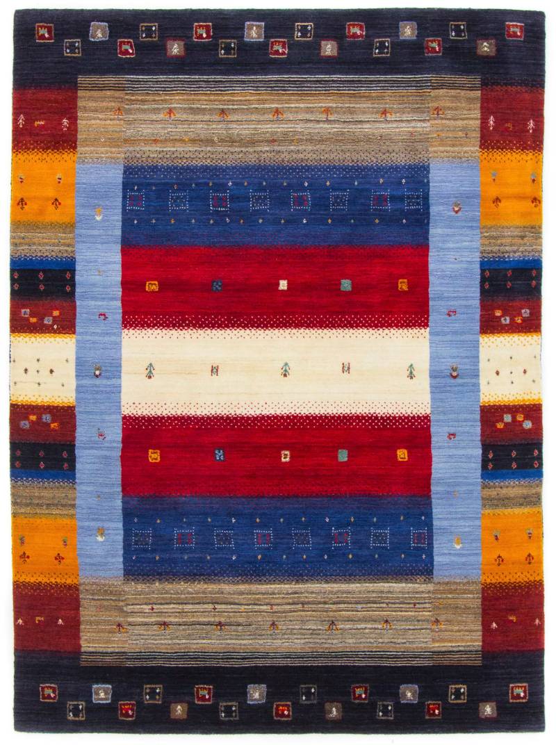 carpetfine Wollteppich "Gabbeh Don, auch als Läufer" rechteckig 15 mm Höhe reine Wolle, handgearbeitet, weicher natürlicher Flor, Wohnzimmer von Carpetfine