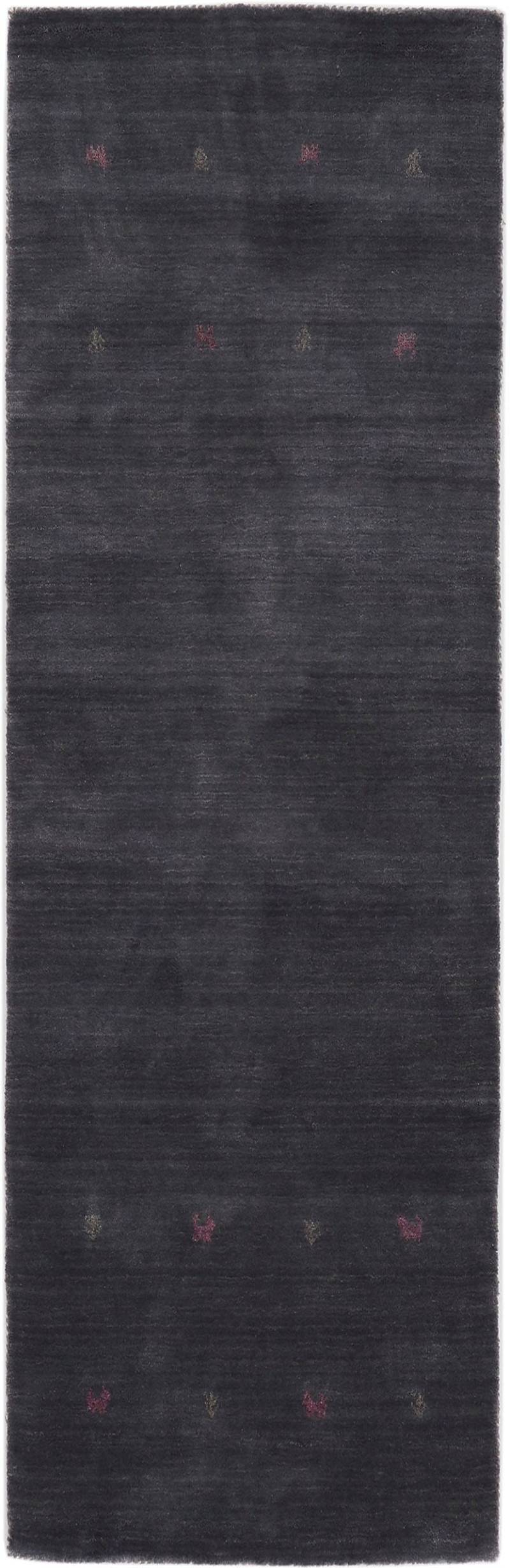 carpetfine Wollteppich "Gabbeh Uni, auch als Läufer und Rund erhältlich" rechteckig 15 mm Höhe reine Wolle, handgewebt, Gabbeh Loom Tiermotiv, große Farbauswahl von Carpetfine