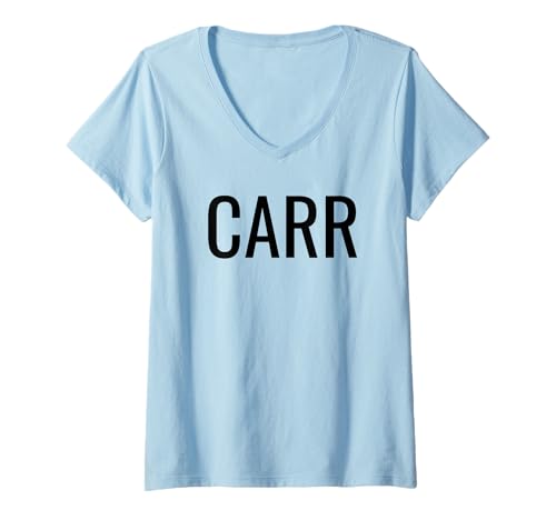 Damen Carr T-Shirt mit V-Ausschnitt von Carr