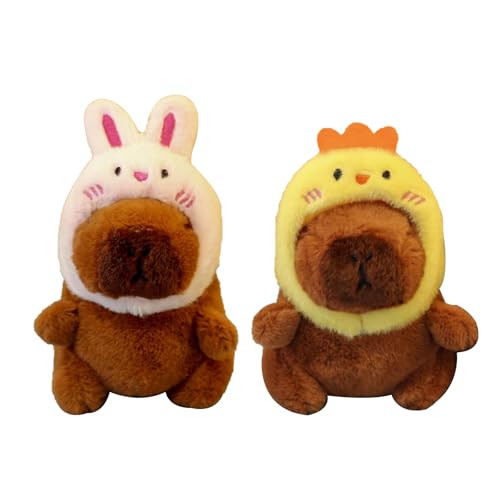 2 Pcs Capybara SchlüSselanhäNger Capybara AnhäNger Plush Keychain SchlüSselanhäNger PlüSch Cute Capybara SchlüSselanhäNger AnhäNger Cute Plush Keychain Capybara-PlüSch-SchlüSselanhäNger von Carreneu