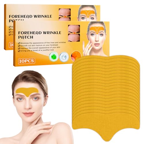 20 Pcs Zornesfalte Pflaster Anti Falten Pflaster Anti Wrinkle Patches Stirnfalten GläTten Facial Patches Zornesfalte GläTten Forehead Wrinkle Patch Wrinkle Patch Zornesfalte Pflaster von Carreneu