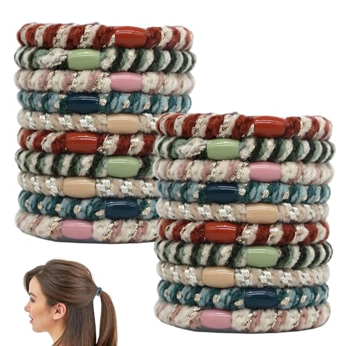 20Pcs Haargummi Geflochten Haargummis Damen Zopfgummi Haargummi Geflochten Haargummis Damen Zopfgummi Modisches Weiches Gewebe Elastisches Stirnband Dickem Lockigem Haar für Frauen/Mädchen/Kinder 20Pcs Haargummi Geflochten Haargummis Damen Zopfgummi Haargummi Geflochten Haargummis Damen Zopfgummi Modisches Weiches Gewebe Elastisches Stirnband Dickem Lockigem Haar für Frauen/Mädchen/Kinder von Carreneu