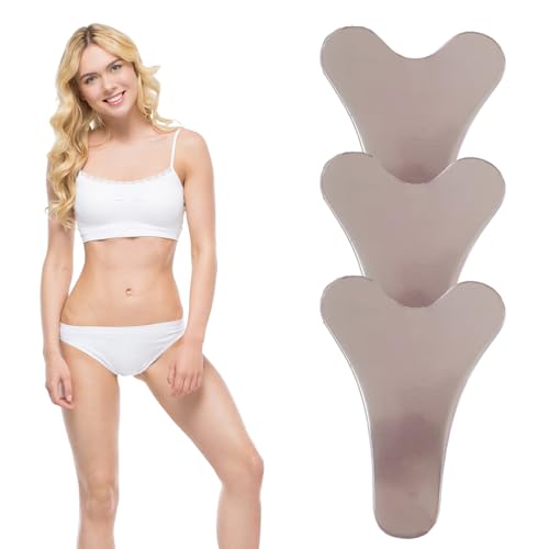 3 Stück Anti Cameltoe Einlage Concealer Camel Toe Guard Zum Schwimmen Traceless Anti Cameltoe Slip Wiederverwendbare, Unsichtbare, Nahtlose, Selbstklebende Silikonschutzabdeckung, Passend FüR Frauen von Carreneu