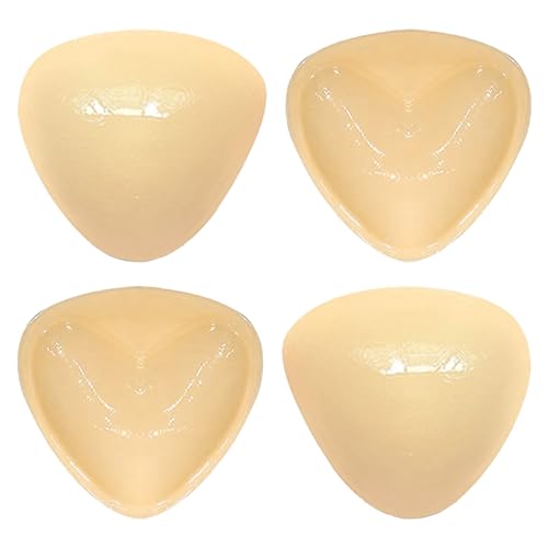 Carreneu 4 Stücke Klebe BH Push up,Push up Klebe BH,Push up Klebe BH Pads,Klebe Push up Pads,Unsichtbarer BH Als Klebepads Doppelseitiger Klebe BH Wiederverwendbar Unsichtbar und Wasserdicht von Carreneu