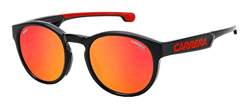 Carrera Unisex Carduc 012/S Sonnenbrille, schwarz/rot, 51 cm von Carrera