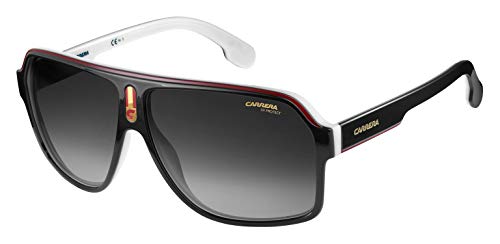 Carrera Herren Carrera 1001/S Sonnenbrille, Weiß (Blck Whte), 62 EU von Carrera