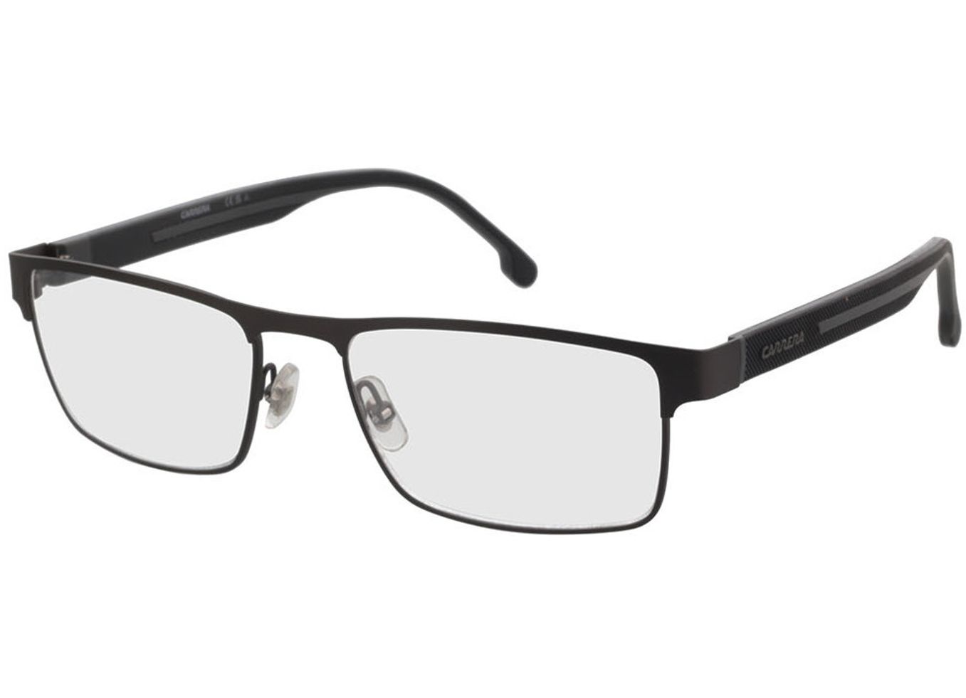 Carrera CARRERA 8884 R80 55-18 Brillengestell inkl. Gläser, Herren, Vollrand, Rechteckig von Carrera