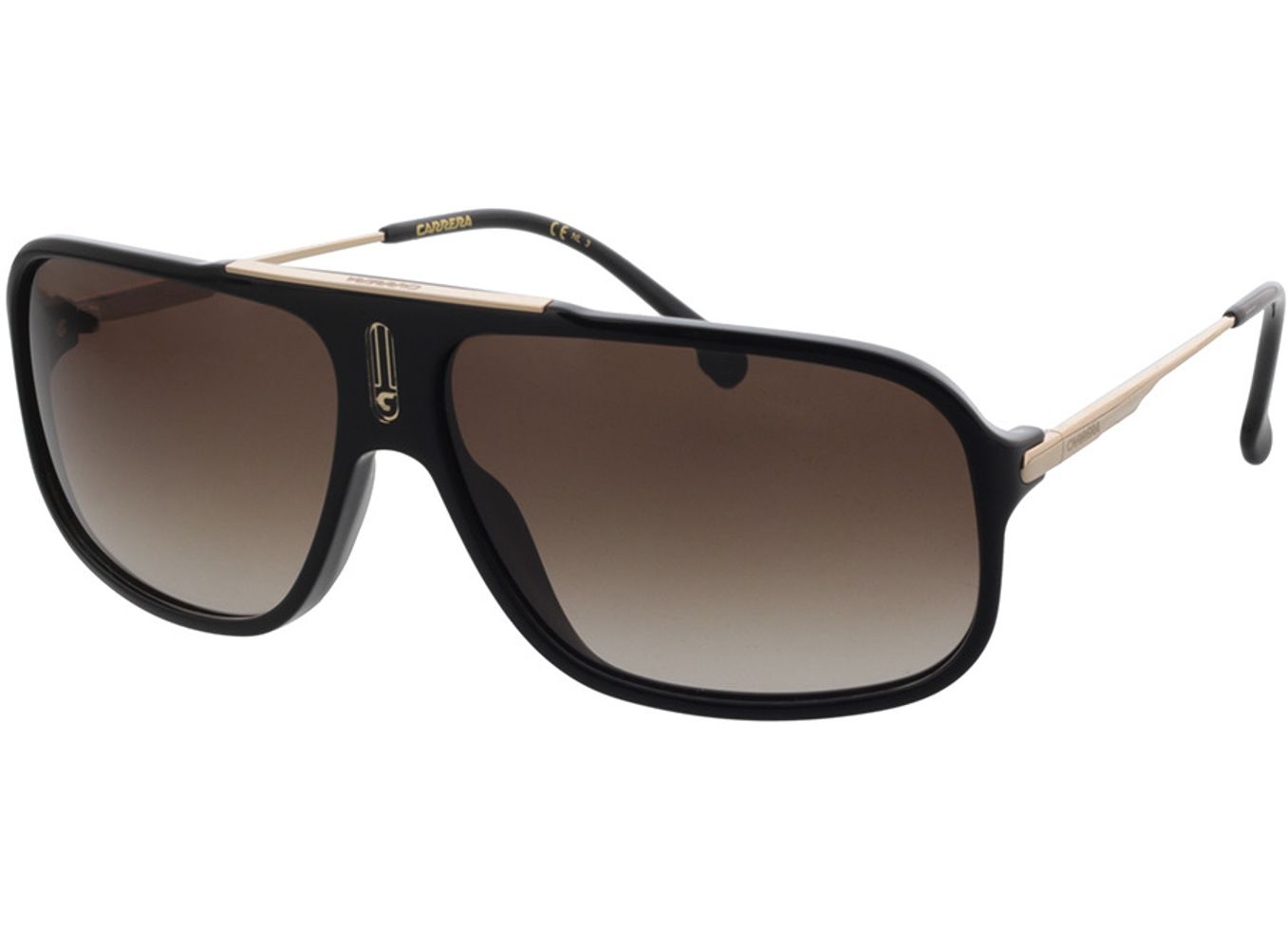 Carrera COOL65 807/HA 64-12 Sonnenbrille ohne Sehstärke, Damen/Herren, Vollrand, Rechteckig von Carrera