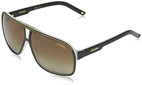 Carrera GRAND PRIX 2 Sonnenbrille für Herren, Braun getönt, polarisiert, Kaliber 64 von Carrera