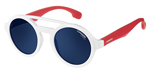 Carrera Junior Unisex-Kinder Carrerino 19 Ku Sonnenbrille, Weiß (White Red/Blue e Avio), 44 von Carrera