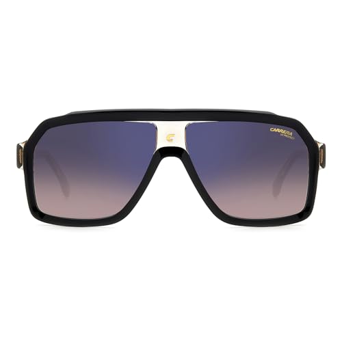 Carrera 1053/S Black Beige/Brown Shaded Blue Mirror 60/12/145 Herren Sonnenbrillen von Carrera