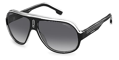 Carrera Unisex Speedway/n Sunglasses, 80S/WJ Black White, 63 von Carrera