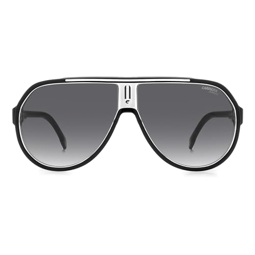 Carrera Unisex 1057/s Sunglasses, 80S/9O Black White, 64 von Carrera