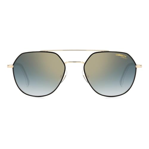 Carrera Unisex 303/s Sunglasses, 2M2/1V Black Gold, 53 von Carrera