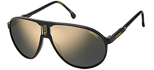 Carrera Unisex Champion65/n Sunglasses, Matte Black/Grey/Gold, One Size von Carrera