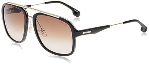 Carrera 133/S BLACK GOLD/BROWN SHADED 57/19/140 Unisex Sonnenbrillen von Carrera