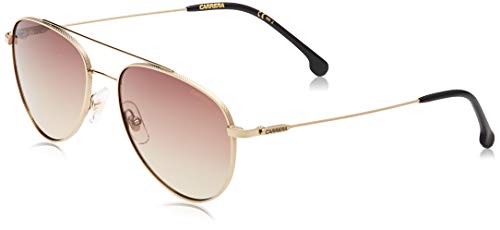 Carrera Unisex-Erwachsene 187/S Sonnenbrille, Mehrfarbig (Gold), 56 von Carrera