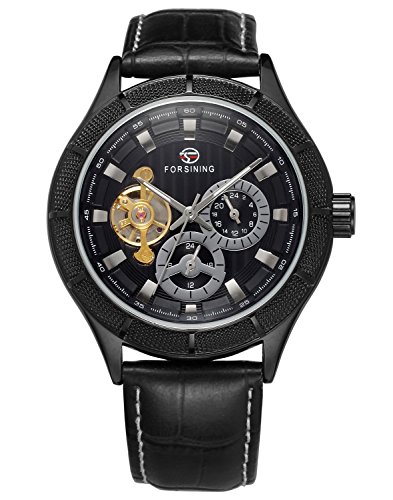 Carrie Hughes Herren Tourbillon Steampunk Automatikuhr Leder CH18A, CH18B, Luxus, Mode, Freizeit, Business, Steampunk Carrie Hughes Herren Tourbillon Steampunk Automatikuhr Leder CH18A, CH18B, Luxus, Mode, Freizeit, Business, Steampunk von Carrie Hughes