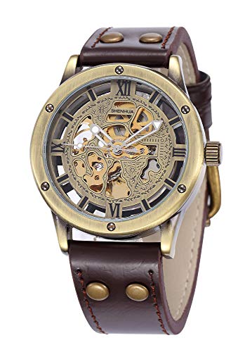 Carrie Hughes Herren Steampunk Skelett Automatikuhr CH9397 von Carrie Hughes