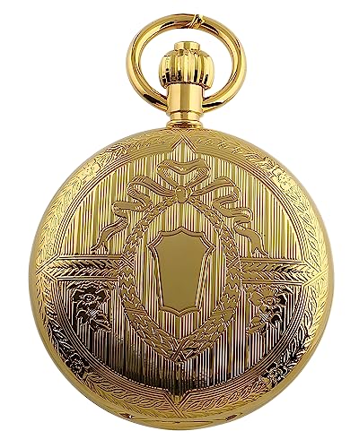 Carrie Hughes Herren Vintage Vollmessinggehäuse Römische Ziffern Skelett Mechanische Taschenuhr mit Kette in Box CHPW8 Carrie Hughes Herren Vintage Vollmessinggehäuse Römische Ziffern Skelett Mechanische Taschenuhr mit Kette in Box CHPW8 von Carrie Hughes