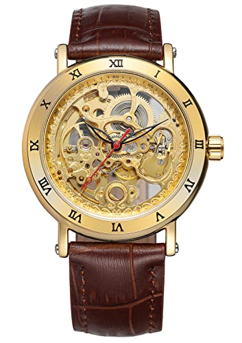Carrie Hughes CH16A Herren-Automatikuhr im Steampunk-Stil, bronzefarbenes Skelett-Leder, selbstaufziehende Armbanduhr, CH16A, Mode, Casual, Business, Steampunk Carrie Hughes CH16A Herren-Automatikuhr im Steampunk-Stil, bronzefarbenes Skelett-Leder, selbstaufziehende Armbanduhr, CH16A, Mode, Casual, Business, Steampunk von Carrie Hughes