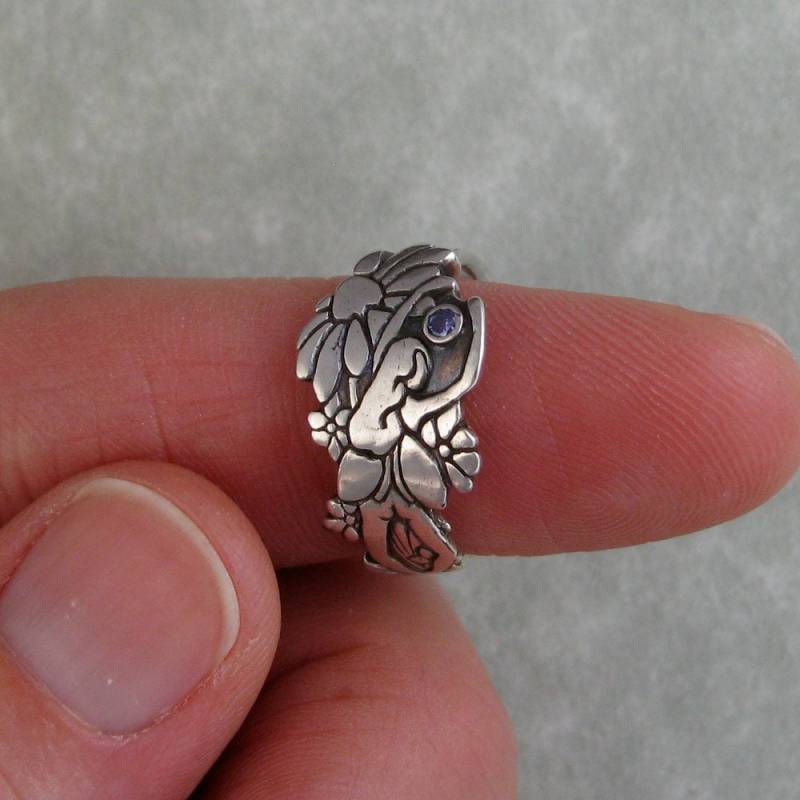 Fairy Ring Silber Und Amethyst Zirkonia Blumengarten Dtpd Pmc Fairy Ring Silber Und Amethyst Zirkonia Blumengarten Dtpd Pmc von CarrieMichael