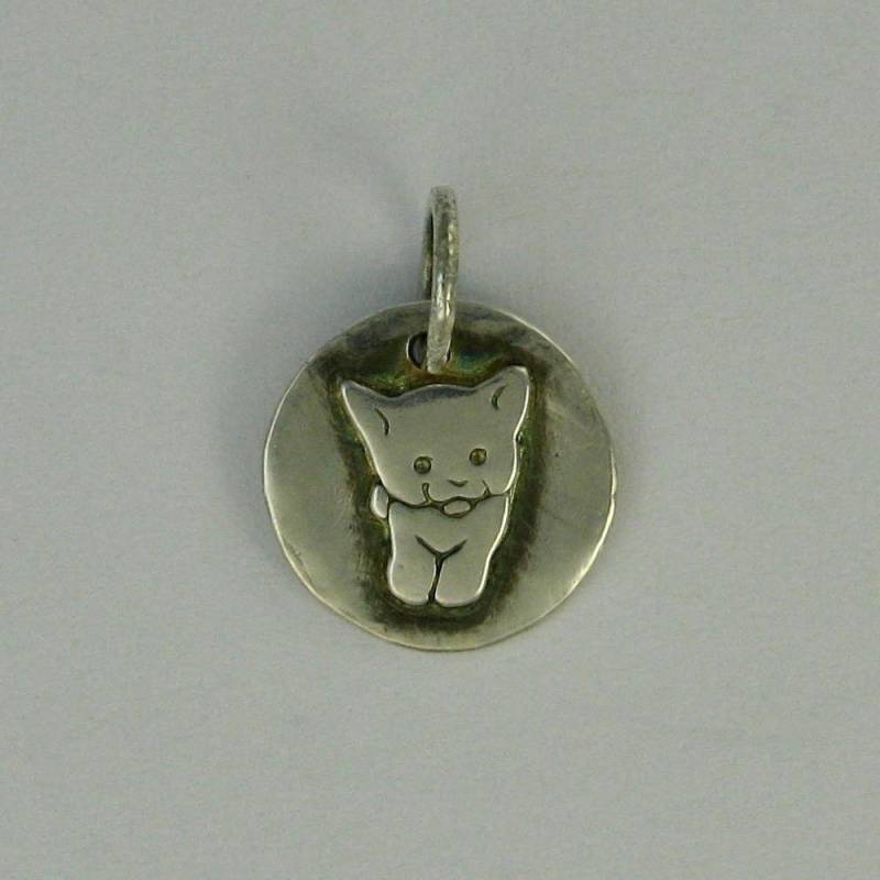 Katze Kätzchen Kleine Anhänger Aus Feinsilber Charme Dtpd Pmc Katze Kätzchen Kleine Anhänger Aus Feinsilber Charme Dtpd Pmc von CarrieMichael
