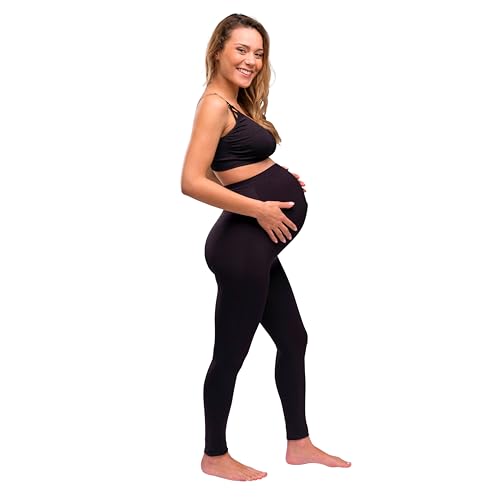 Carriwell Nahtlose Schwangerschaftsleggings | Weiches, atmungsaktives Gewebe | Bauch- & Rückenstütze | Rutschfest & blickdicht, Perfekt für jede Jahreszeit & empfindliche Haut, Geeignet für Fitness, M Carriwell Nahtlose Schwangerschaftsleggings | Weiches, atmungsaktives Gewebe | Bauch- & Rückenstütze | Rutschfest & blickdicht, Perfekt für jede Jahreszeit & empfindliche Haut, Geeignet für Fitness, M von Carriwell