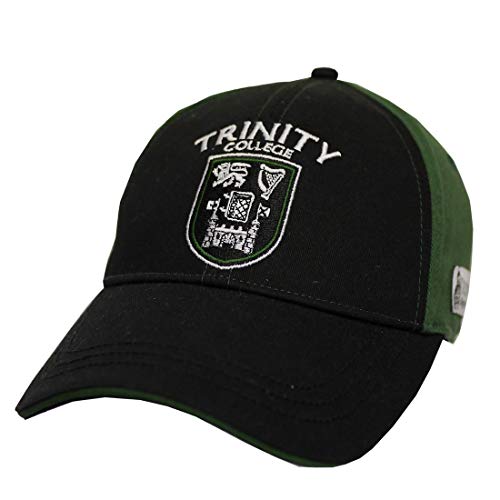 Trinity College Dublin Official Merchandise Black And Bottle Green Baseball Cap von Carrolls Irish Gifts
