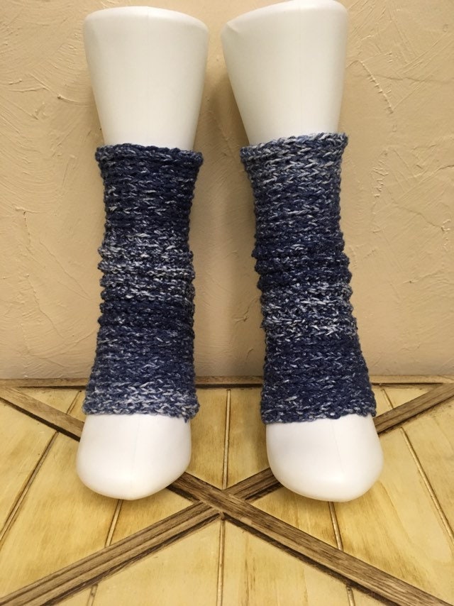 Yoga Socken in Denim Blau Ombre Baumwolle Yoga Socken in Denim Blau Ombre Baumwolle von CarrotCreations