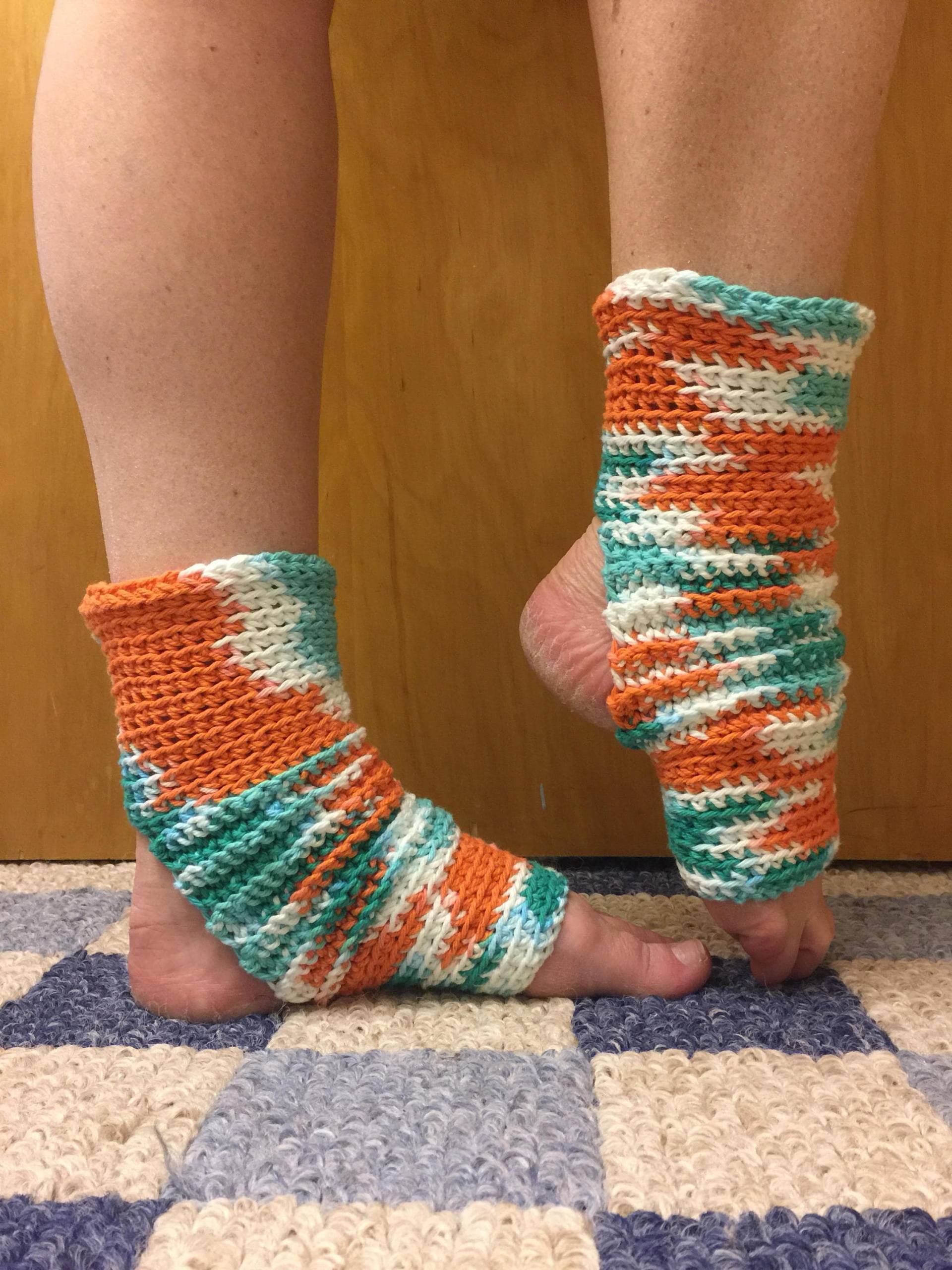 Yoga Socken in Miami Beach Mischung Aus Baumwolle Für Flip-Flops, Tanz, Pilates, Yoga, Pediküre von CarrotCreations