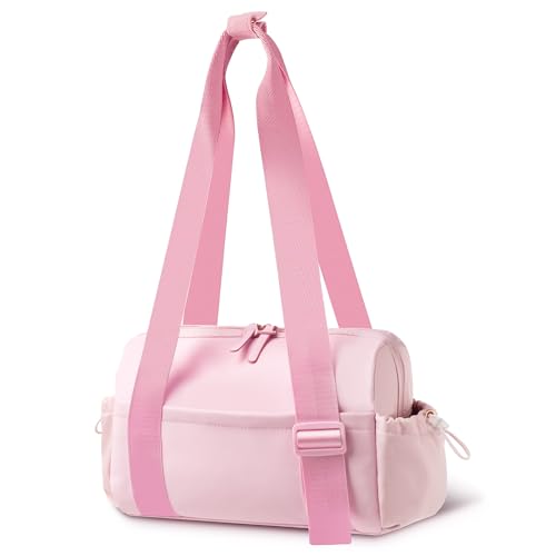 Stilvolle kompakte Sporttasche für Damen und Mädchen – wasserdichte Sporttasche mit separater Nasstasche und niedlichem Design, rose von CarryWise