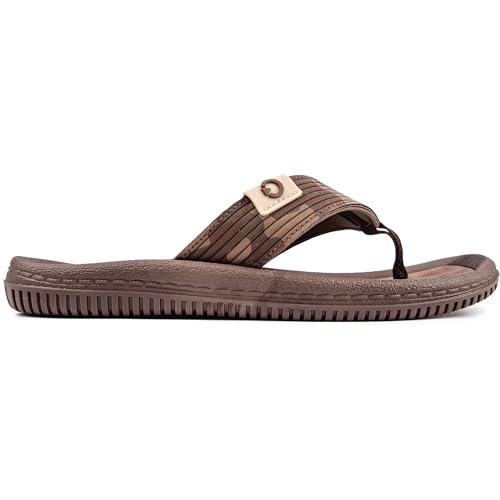 Cartago Herren Dunas Flip-Flops Sandalen Braun 42 EU von Cartago