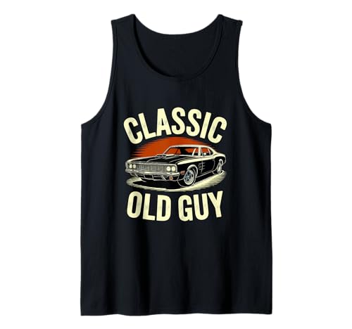 Lustiger Old Man Guy Humor für Männer Vintage Style Lovers Tank Top Lustiger Old Man Guy Humor für Männer Vintage Style Lovers Tank Top von Cartba Funny Old Guy Classic Car Co. Apparel