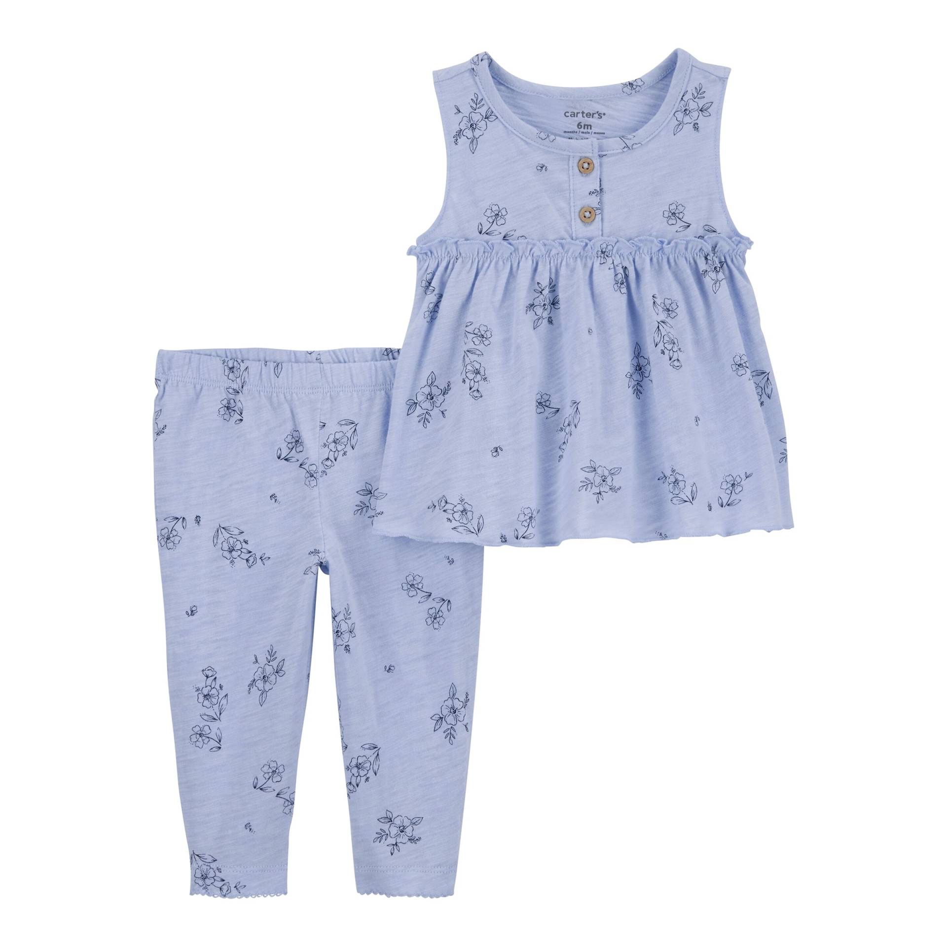 Carter's 2-tlg. Set Top und Leggings Blumen von Carter's