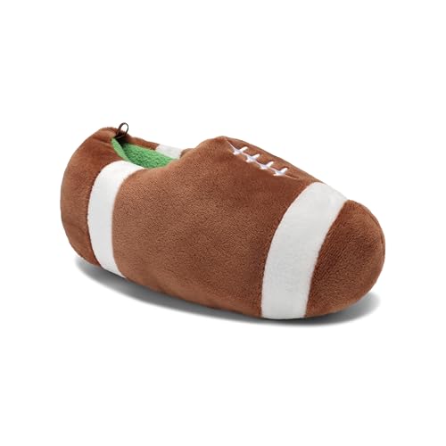 Carter's Baby-Hausschuhe für Jungen, Touchdown Brown, X-Small Little Kid von Carter's