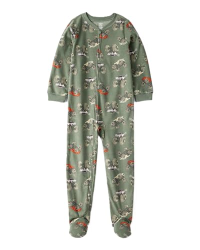 Carter's Schlafanzug für große Jungen aus Microfleece mit Fuß, Grün/Monstertruck, 12 Jahre Carter's Schlafanzug für große Jungen aus Microfleece mit Fuß, Grün/Monstertruck, 12 Jahre von Carter's