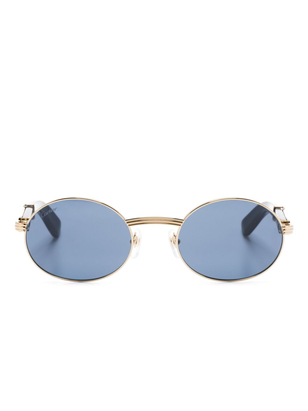 Cartier Eyewear Première de Cartier Sonnenbrille mit ovalem Gestell - Gold von Cartier Eyewear