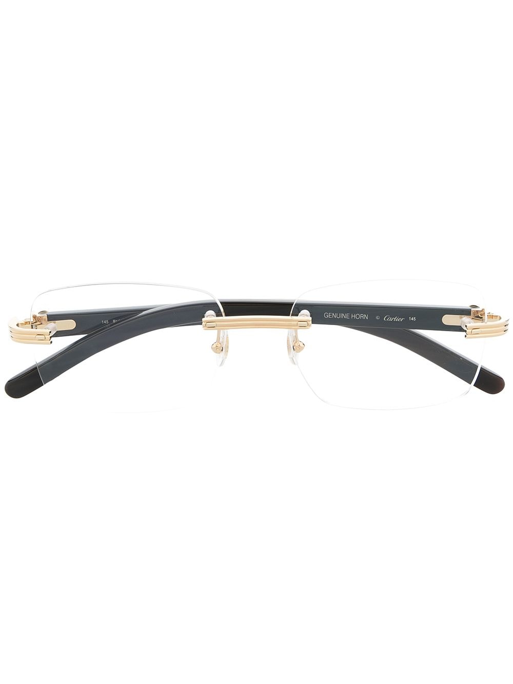 Cartier Eyewear Rahmenlose Brille - Weiß von Cartier Eyewear