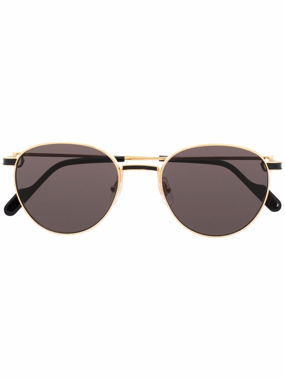Cartier Eyewear Sonnenbrille mit Panto-Gestell - Gold von Cartier Eyewear