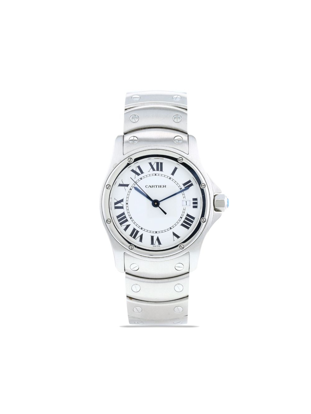 Cartier 1990s pre-owned Cougar 33mm - Weiß von Cartier