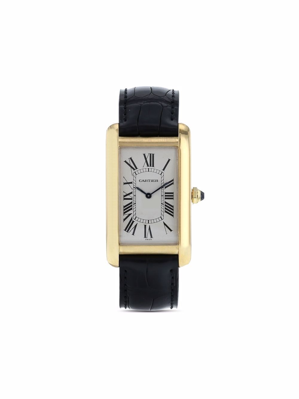 Cartier 1990s pre-owned Tank Américaine 42mm - Weiß von Cartier