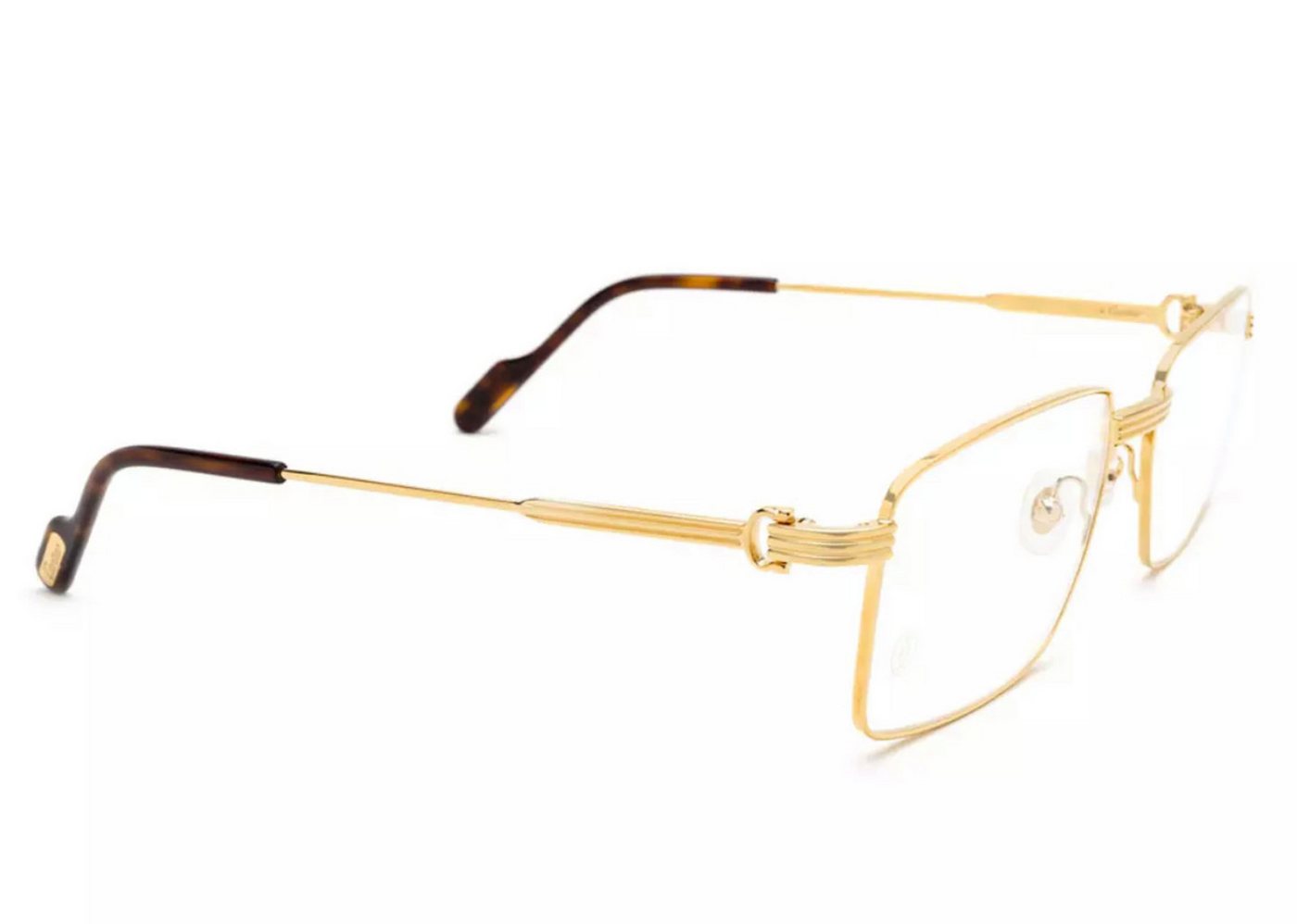 Cartier Brillengestell Unisex Eyewear C-Decor Gold Brille Sonnenbrille, französische Raffinesse und ein Hauch aristokratischer Distinktion von Cartier