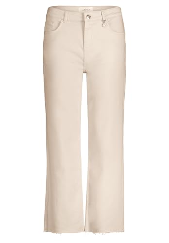 Cartoon Damen Basic-Hose mit offenem Saum 36, Oat Milk von Cartoon
