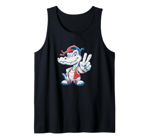 Chill Peace Zeichen Alligator Kostüm für Jungen und Mädchen Tank Top Chill Peace Zeichen Alligator Kostüm für Jungen und Mädchen Tank Top von Cartoon Alligator Outfit