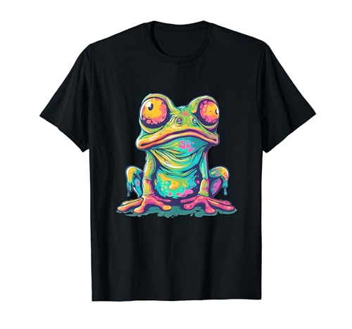 Kinder Frosch I Bunter Frosch T-Shirt Kinder Frosch I Bunter Frosch T-Shirt von Cartoon Frog Art