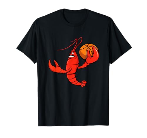 Lustiger Hummer-Basketball-Cartoon für Kinder T-Shirt Lustiger Hummer-Basketball-Cartoon für Kinder T-Shirt von Cartoon Lobster Basketball Team Fun