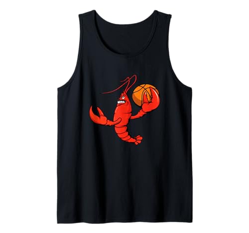 Lustiger Hummer-Basketball-Cartoon für Kinder Tank Top Lustiger Hummer-Basketball-Cartoon für Kinder Tank Top von Cartoon Lobster Basketball Team Fun